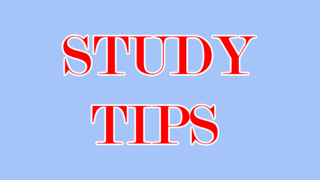 study tips